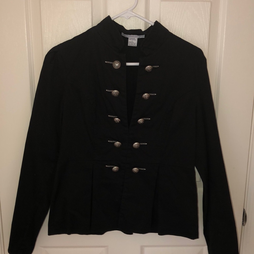 Adorable Charlotte Russe button jacket sz lrg!!